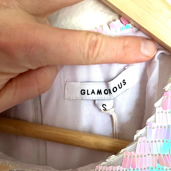 Sleeves Sequin Dress Size Small - Picture 5 of 8